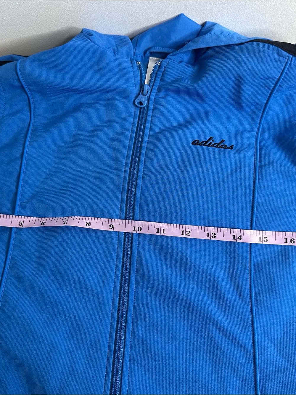 adidas Royal Blue Track Jacket with Black Stripe Detailing - Picture 11 of 14
